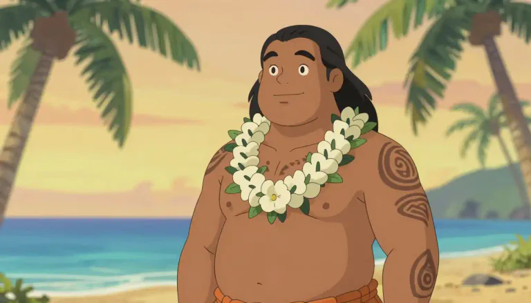 Visual representation of "kanaka" - A person of Native Hawaiian ancestry, often used with respect and pride.