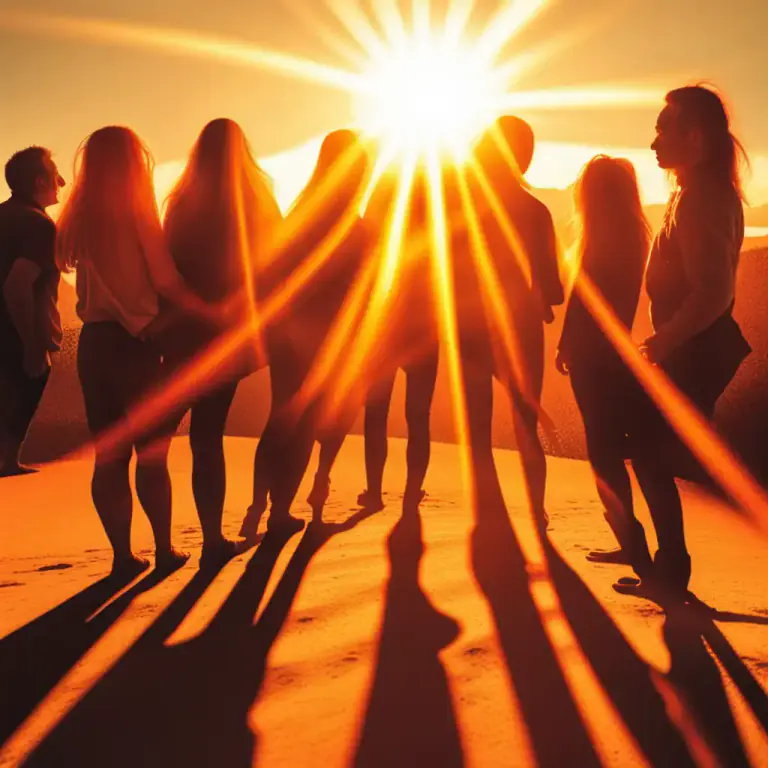 Visual representation of "ardent" - Hot or glowing, shining brightly with a strong light