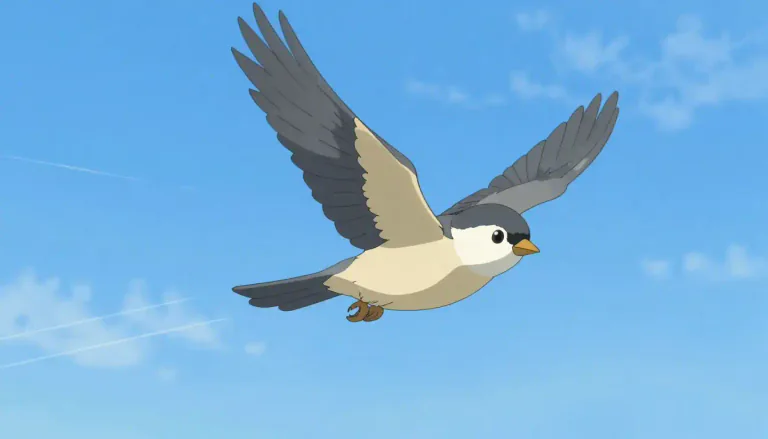 Visual representation of "fly" - to move through the air