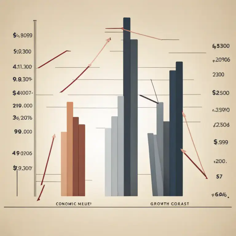 Visual representation of "upward" - Increasing or getting more