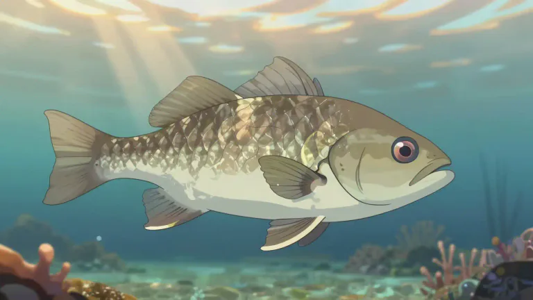 Visual representation of "tilefish" - A type of large, elongated fish found in warm waters, known for its distinctive flavor and texture.