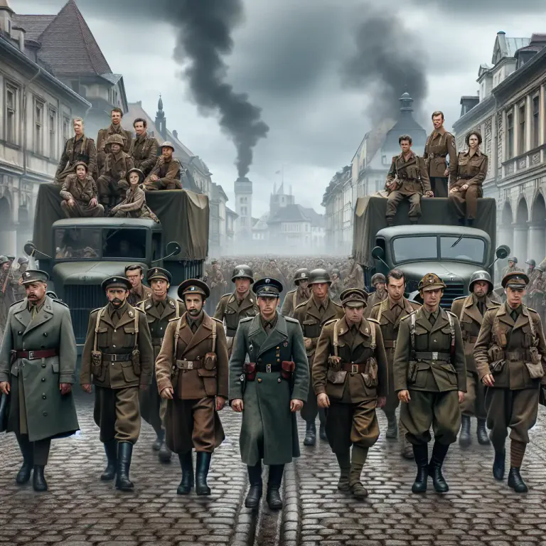 Visual representation of "commandeer" - To force into military or public service