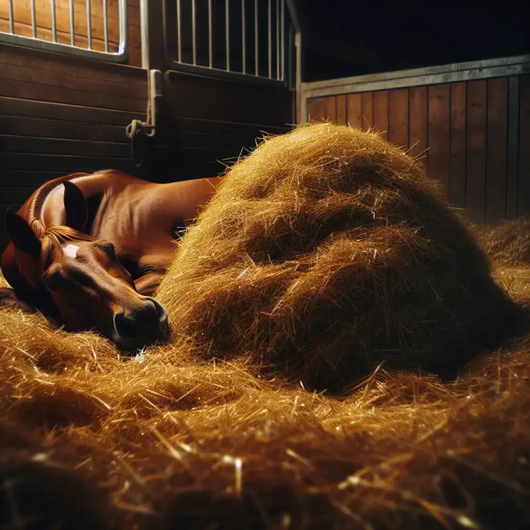 Visual representation of "wisp" - A handful of hay or straw used as bedding for animals