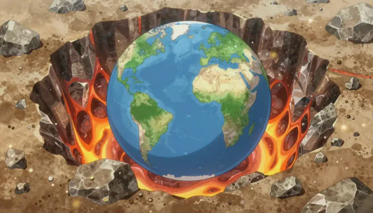 Visual representation of "pluton" - A pluton is a body of intrusive igneous rock that forms beneath the Earth’s surface from cooled and solidified magma.