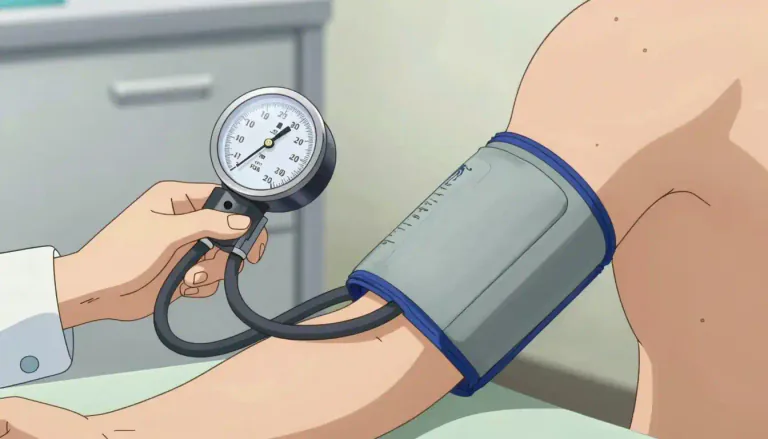 Visual representation of "sphygmomanometer" - A sphygmomanometer is a medical instrument that measures blood pressure by detecting the pressure of the air in a cuff that is placed around the arm.