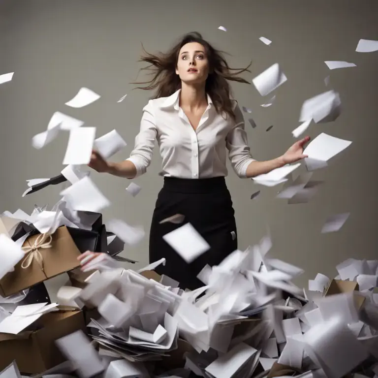 Visual representation of "fling off" - To reject or give up a responsibility or duty.