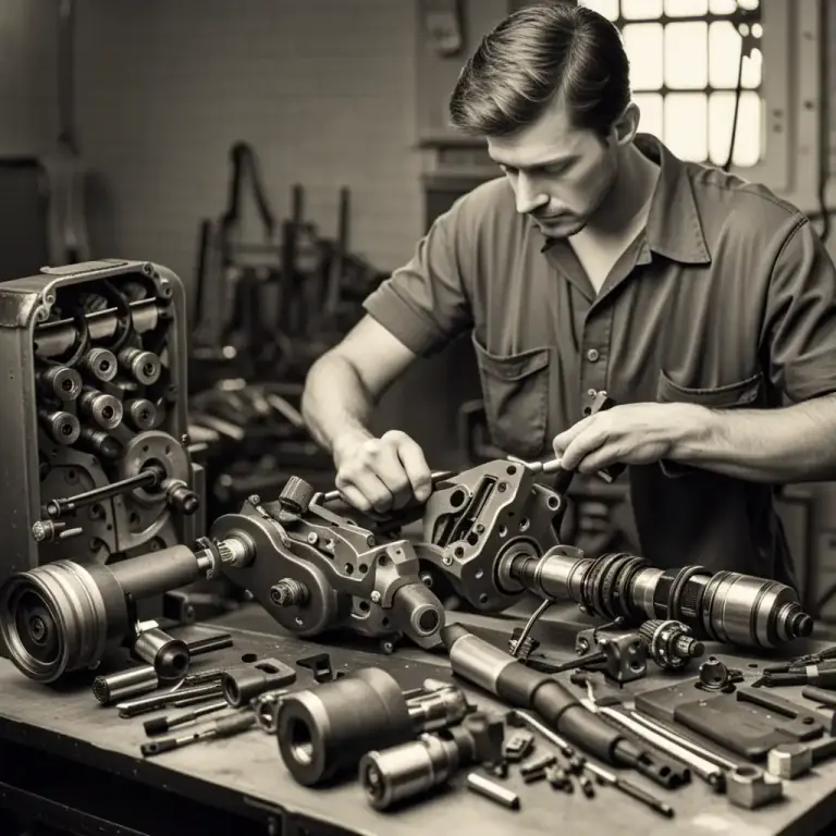 Visual representation of "strip" - To remove all the inside parts of a machine