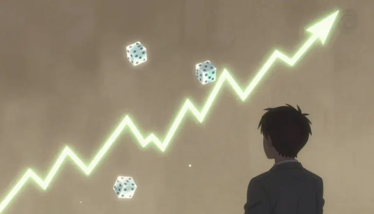 Visual representation of "stochastic" - Relating to or characterized by randomness or probability; involving a random variable.