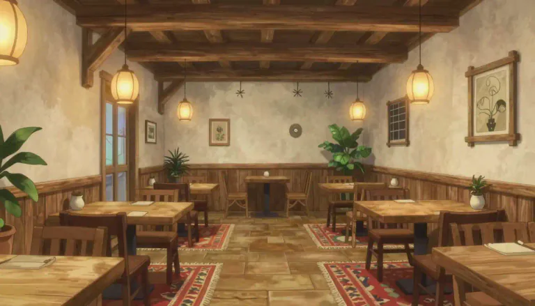 Visual representation of "decor" - the style and arrangement of furnishings, colors, and other elements in a room or building
