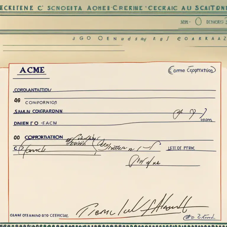 Visual representation of "make out" - To write all the necessary information on a document such as a check