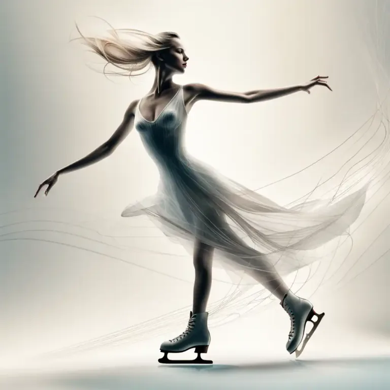 Visual representation of "like the wind" - Moving quickly and gracefully