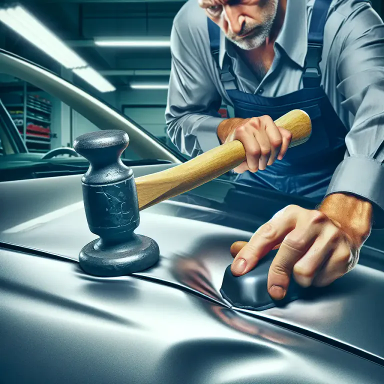 Visual representation of "mallet" - A tool that looks like a hammer but has a large, flat end made of rubber or wood. It is used for forcing something into place or shape without damaging it.
