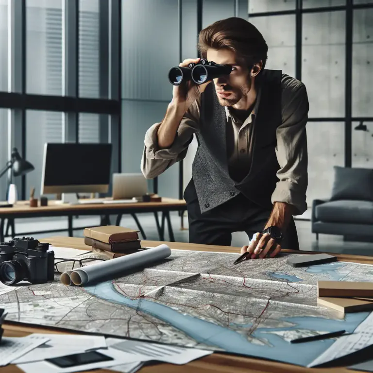 Visual representation of "reconnaissance" - The activity of finding out information about something, typically as a first step towards taking action.