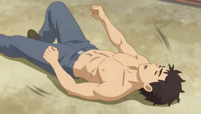 Visual representation of "convulsion" - A sudden, violent and irregular movement caused by your muscles.