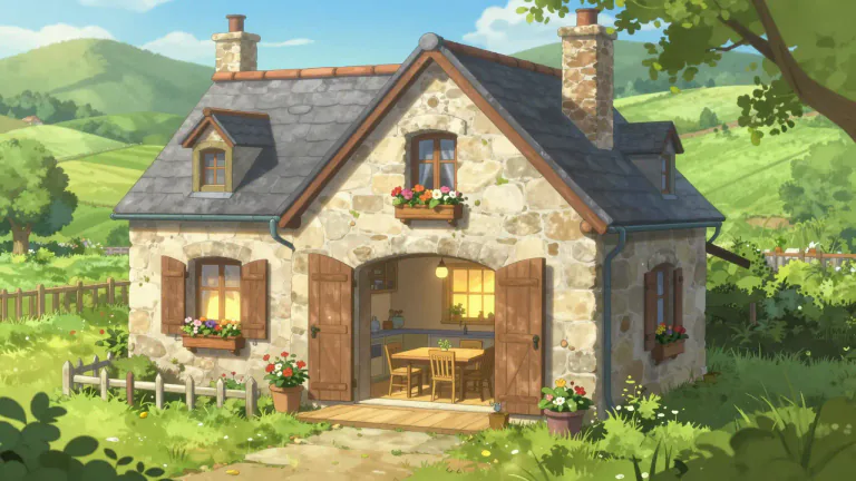 Visual representation of "gite" - A gite is a French term for a self-catering holiday rental, typically in a rural area, offering comfortable and home-like accommodations.