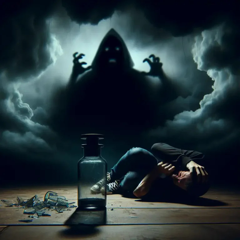 Visual representation of "evil" - Causing harm or trouble, unpleasant.