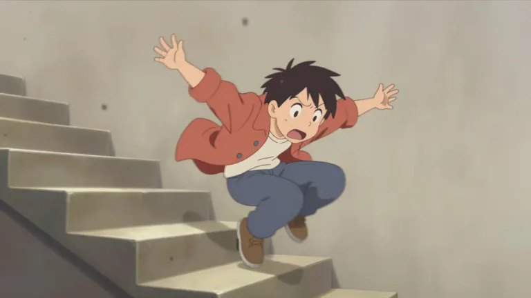 Visual representation of "tumble" - To fall unexpectedly or suddenly