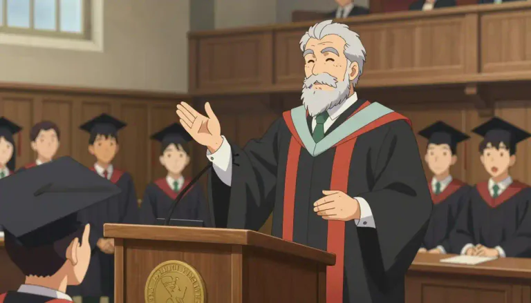 Visual representation of "rector" - The person in charge of a university or school