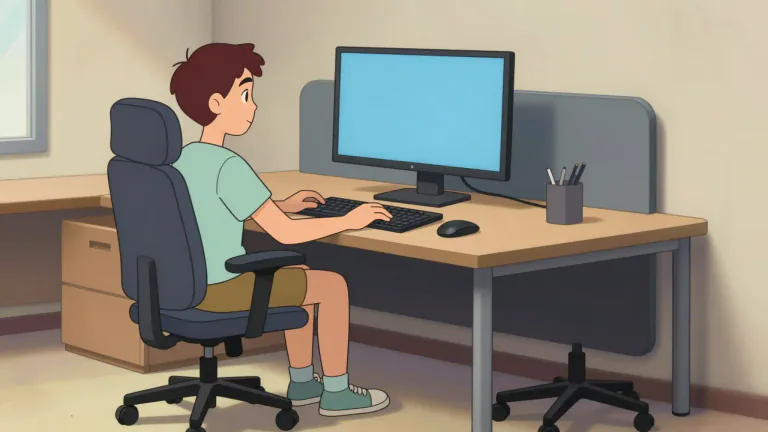 Visual representation of "ergonomics" - The study of designing equipment and devices that fit the human body and its movements.