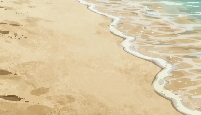 Visual representation of "sandy" - Having the color or qualities of sand.
