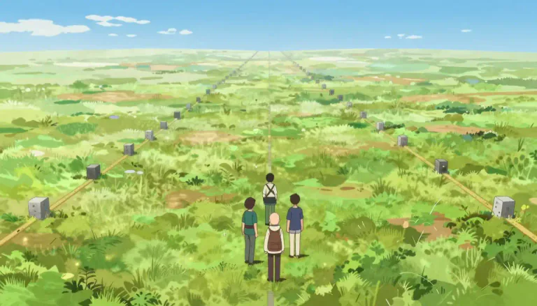 Visual representation of "hectometre" - A unit of length equal to 100 metres