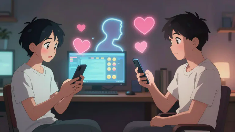 Visual representation of "cybersex" - The act of engaging in sexually explicit conversations, images, or activities via the internet.