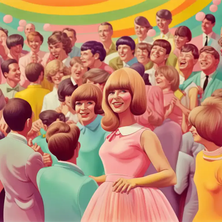 Visual representation of "bubblegum" - Describing something, usually music or color, as light, happy, and not serious.