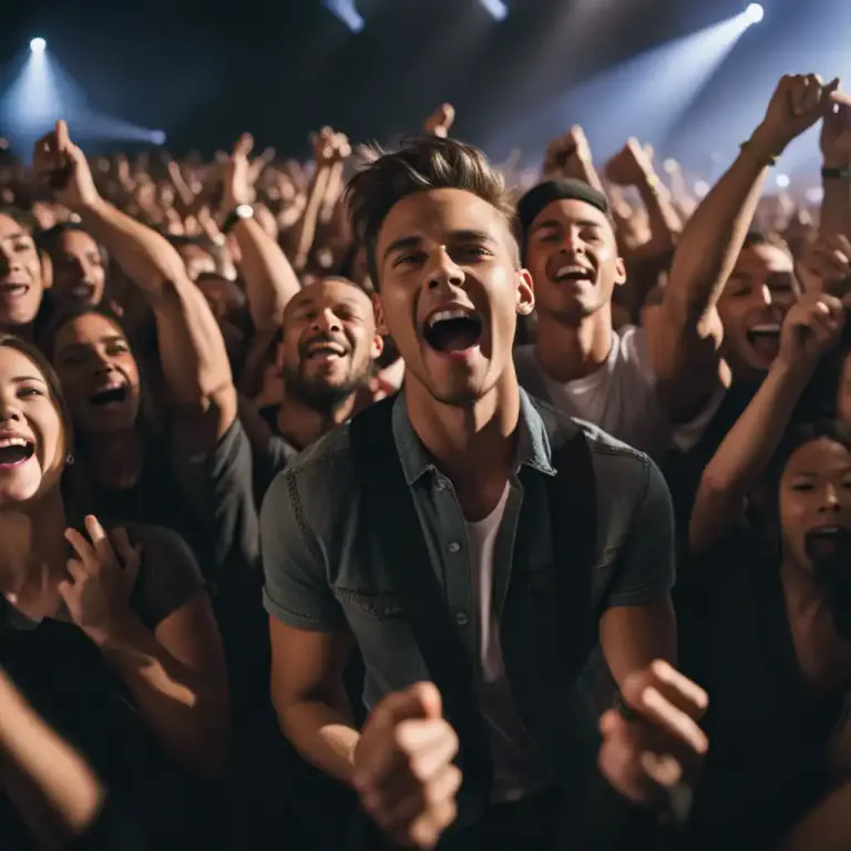 Visual representation of "sensation" - A person, object, or event that gains sudden and wide popularity.