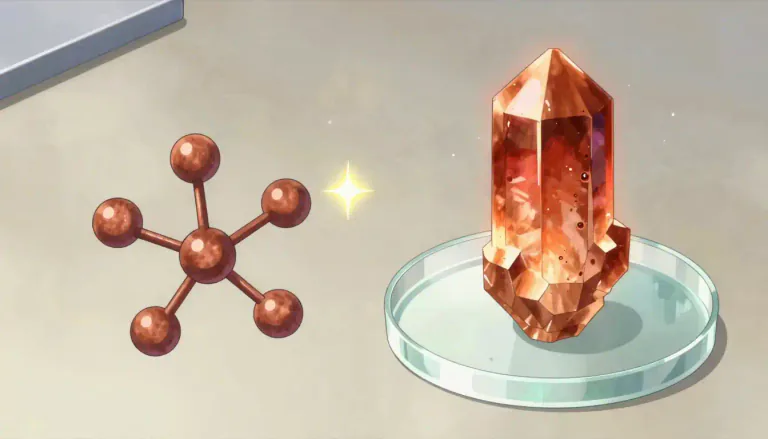Visual representation of "cuprous" - Cuprous refers to compounds containing copper in the +1 oxidation state.