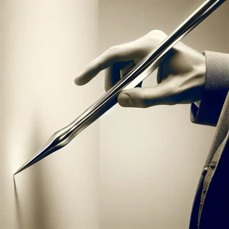 Visual representation of "jag" - A sharp, often pointed projection