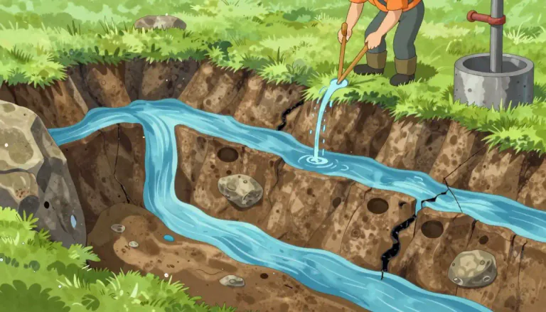 Visual representation of "hydrogeology" - Hydrogeology is the branch of geology concerned with the distribution and movement of groundwater.
