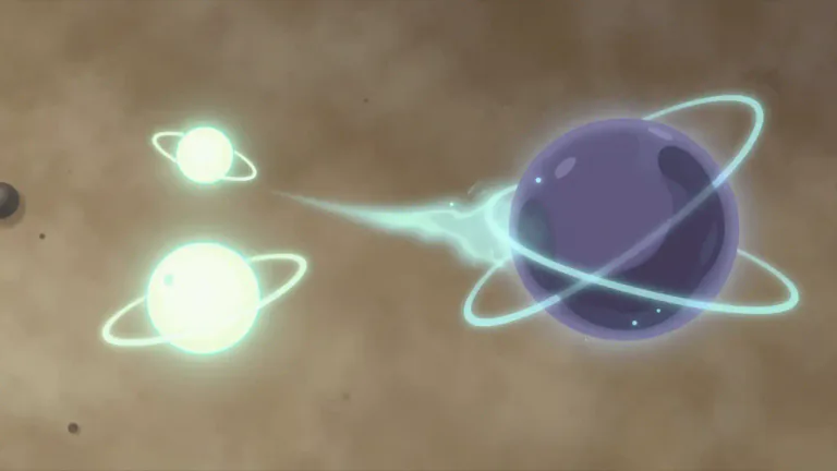 Visual representation of "meson" - A meson is a type of subatomic particle made of a quark and an antiquark, which mediates the strong nuclear force.