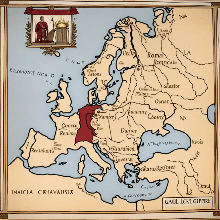 Visual representation of "province" - In the Roman Empire, an area ruled by a governor