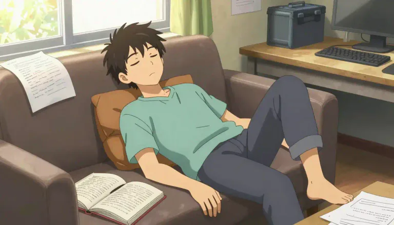 Visual representation of "laziness" - The state of not wanting to work or put in effort