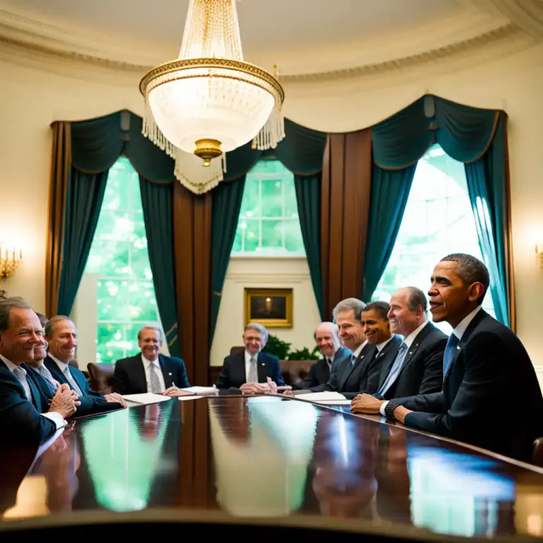 Visual representation of "administration" - It's the group of people in a government or organization who make important decisions.