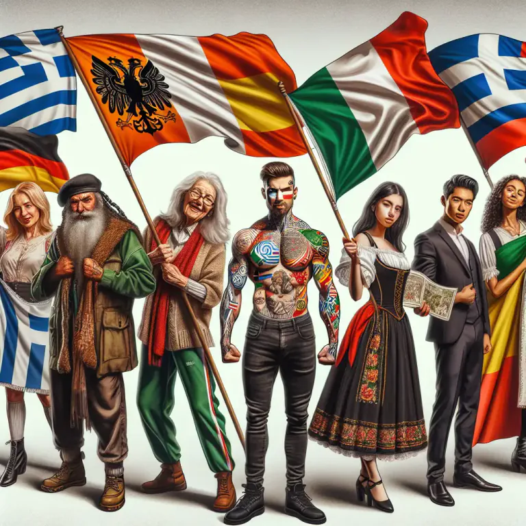 Visual representation of "communalism" - The principle of promoting the social and political interests of a particular ethnic, religious, or cultural group, often leading to conflict with other groups.
