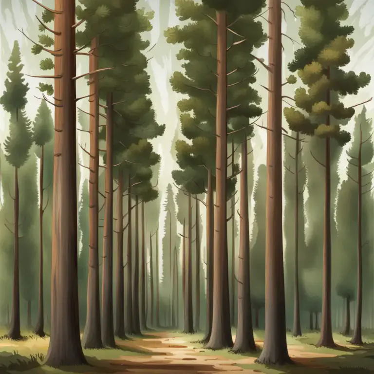 Visual representation of "timber" - trees that are grown for wood