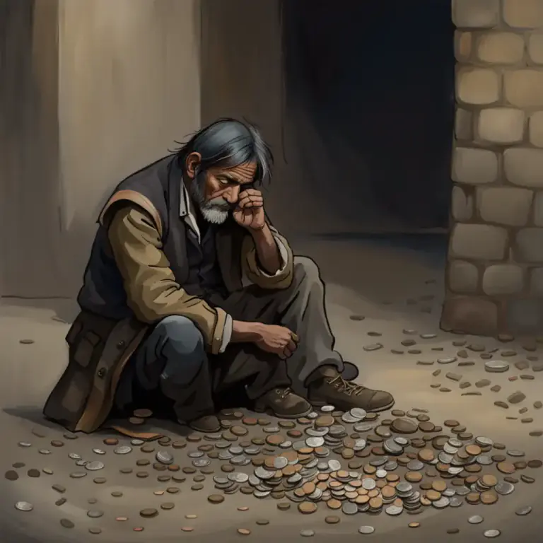 Visual representation of "if wishes were horses, beggars would/might ride" - The phrase is used to express the idea that merely wishing for something does not make it happen.