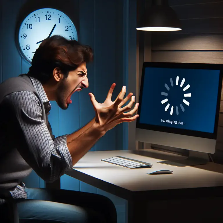 Visual representation of "timeout" - A period of time when a device or system stops due to an error or failure