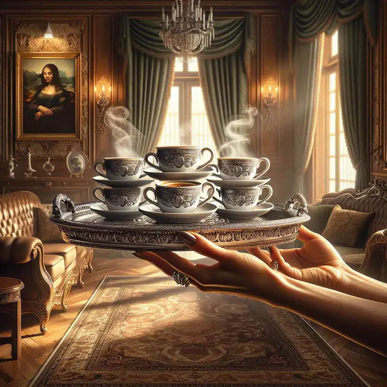 Visual representation of "salver" - A tray, typically one made of silver, used for serving food and drinks.