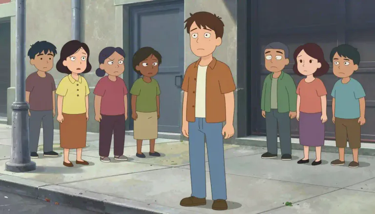 Visual representation of "honky" - A disparaging term for a white person, specifically in the United States.