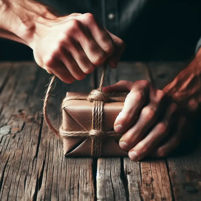 Visual representation of "cordon" - A string or small rope
