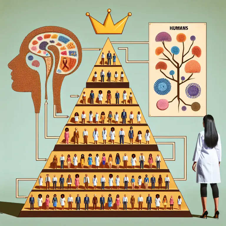 Visual representation of "hierarchical" - Relating to the organization of people or things into different levels of importance or development