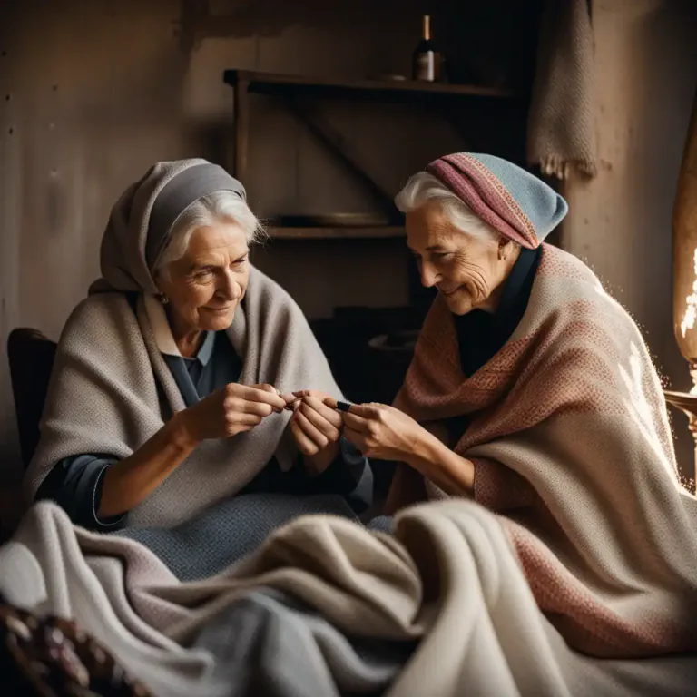 Visual representation of "homespun" - Cloth made at home