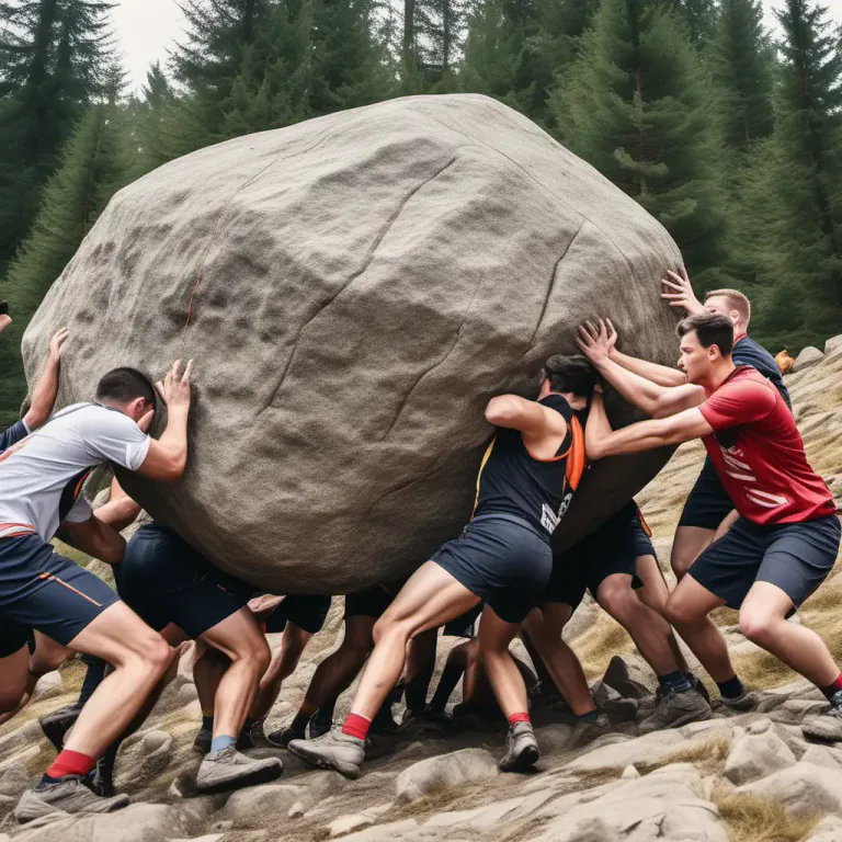 Visual representation of "take something further" - To improve or increase a level of effort or commitment.