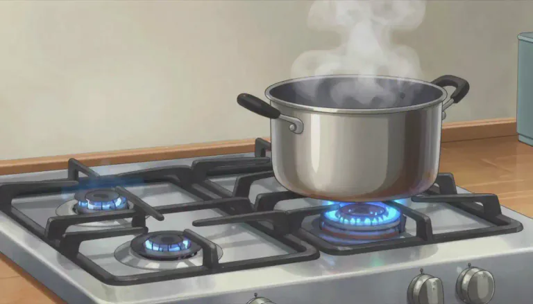 Visual representation of "stovetop" - The top surface of a stove where cooking occurs, typically providing heat to pots and pans.