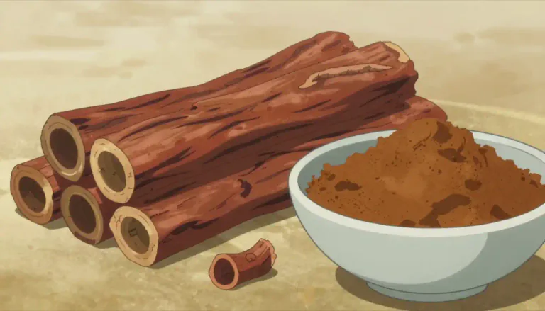 Visual representation of "cassia" - Cassia is a spice made from the bark of certain trees from the Cinnamomum genus, similar to cinnamon but with a stronger flavor.