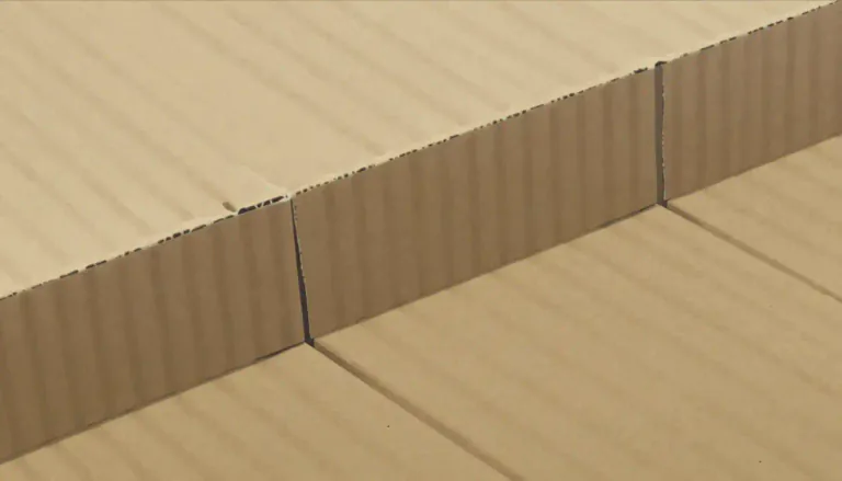 Visual representation of "corrugation" - A pattern of ridges or folds in a material.