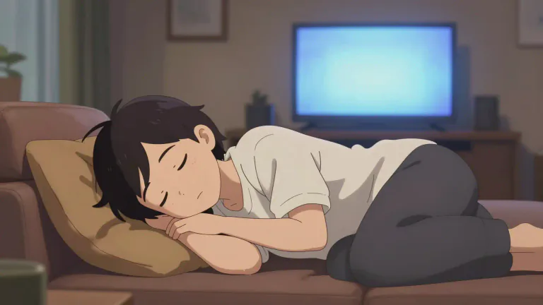 Visual representation of "drowse" - To be half asleep or to do something sleepily.
