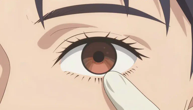 Visual representation of "eversion" - The act of turning a body part inside out.
